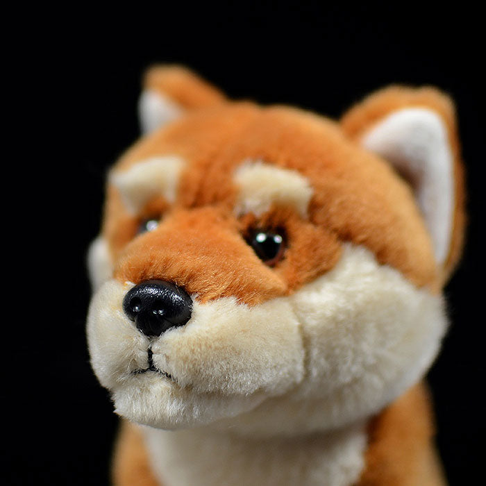 Tail list for export to Japan cute Shiba dog doll crouching posture dog doll simulation animal plush toy
