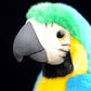 Cute macaw doll simulation colored macaw plush toy plush simulation animal 28CM