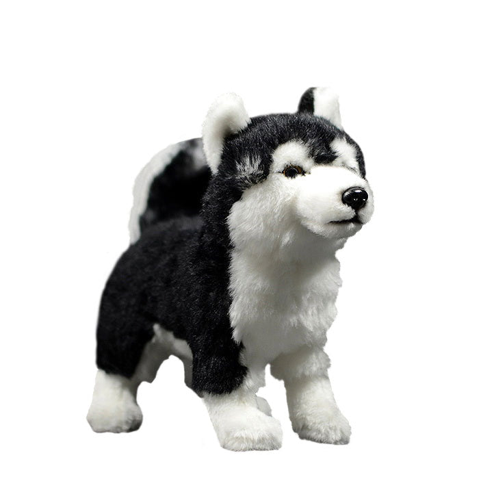 Simulation dog doll Yuanyang Husky doll simulation animal Alaska dog plush toy model