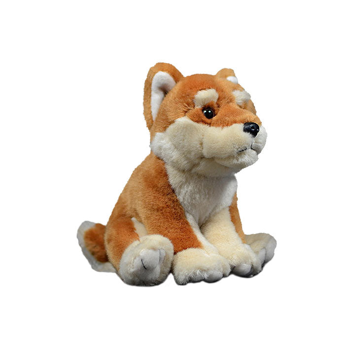 Tail list for export to Japan cute Shiba dog doll crouching posture dog doll simulation animal plush toy