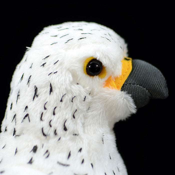 Super cute plush toy white falcon doll cute simulation Haidong green doll plush toy model gift