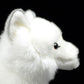 Simulation white fox doll arctic fox doll plush toy simulation animal model