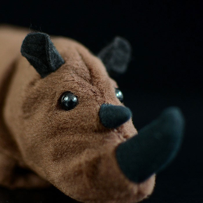 Tail list exported to the United States sandbags small rhinoceros doll simulation animal plush toys