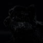 Super pure black cat plush toy doll cute little cat doll simulation cat plush toy