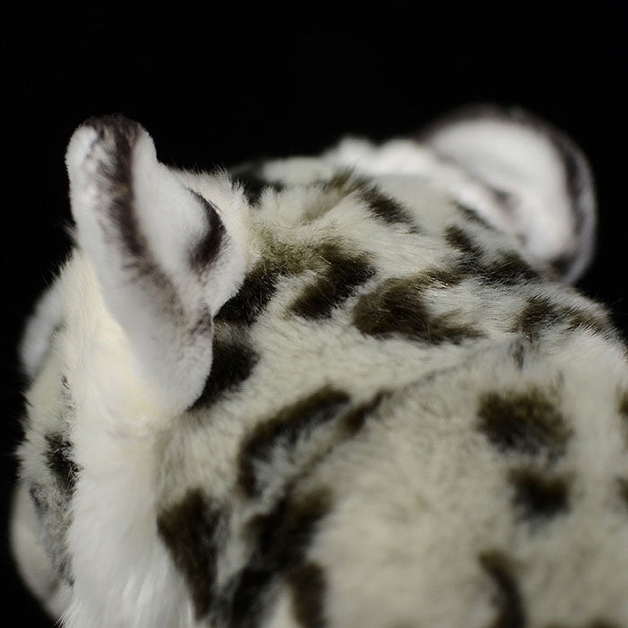 Simulated standing big snow leopard plush toy white leopard doll lovely leopard doll simulated animal model gift
