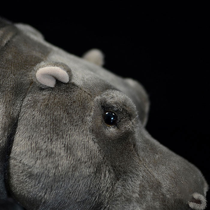 Simulated standing Hippo bears plush toy doll lovely doll animal model gift
