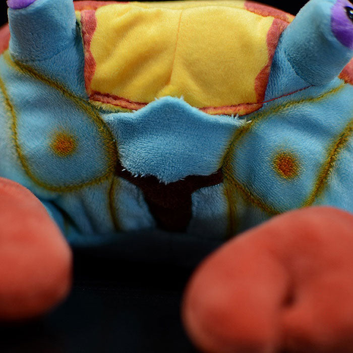 LULEZON American Red Rock Crab doll simulation crab doll simulation animal plush toy model gift