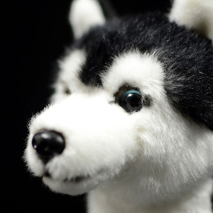 Simulation dog doll Yuanyang Husky doll simulation animal Alaska dog plush toy model