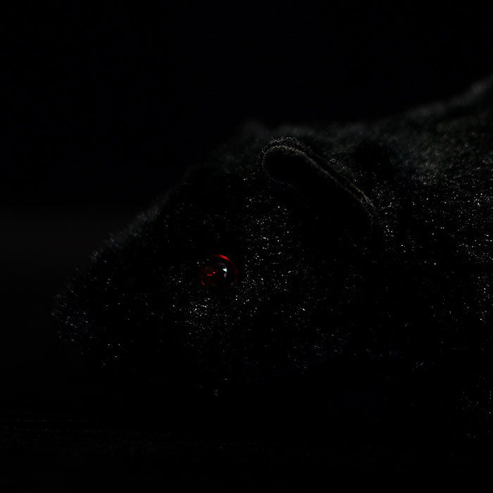 Super soft black mouse mouse plush toy mouse doll simulation animal plush toy 17CM