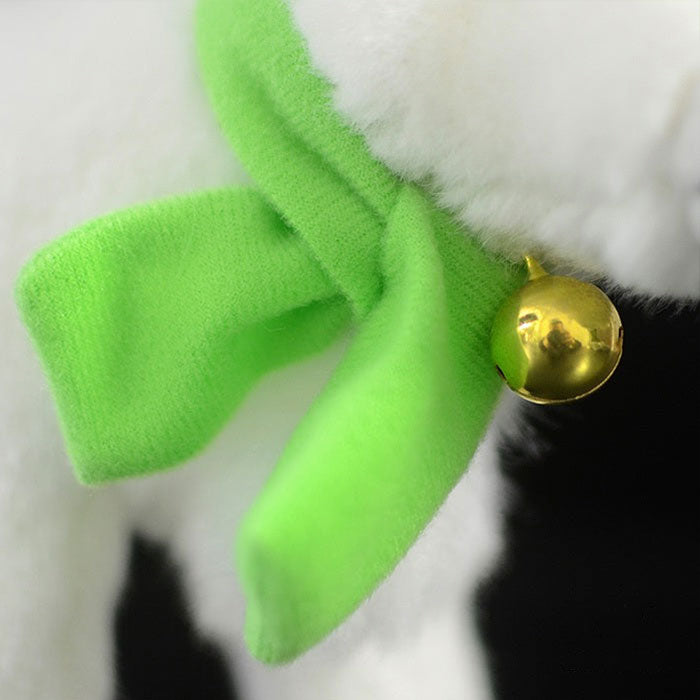 SKIDPUMP Christmas White reindeer doll simulated white Reindeer Plush Toy simulated wild animal plush toy 24CM