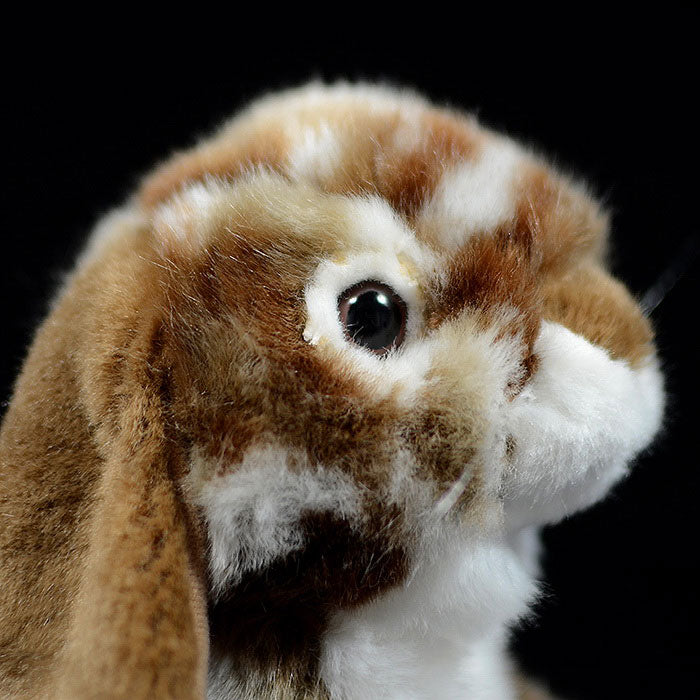 Cute posture drooping ear rabbit doll Brown Rabbit Doll imitation animal plush model toy gift