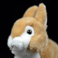 Yellow cute Dutch rabbit plush toy doll simulation little rabbit doll simulation animal model gift