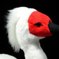 Super cute Crested Ibis plush toy doll cute simulation Chinese Crested Ibis doll plush toy model gift