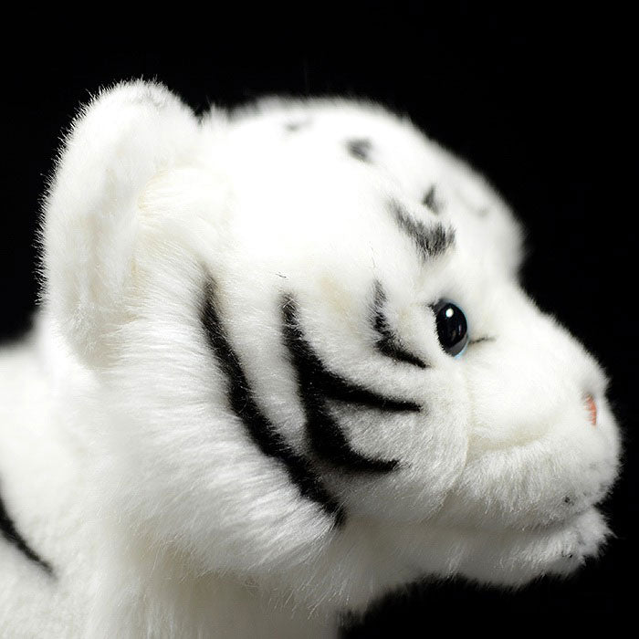Simulation posture Tiger plush toy white tiger doll cute white tiger doll simulation animal model gift