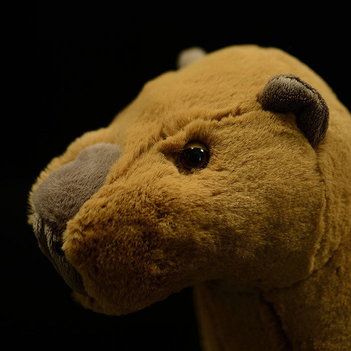 Simulated capybara plush toy doll lovely capybara doll model gift