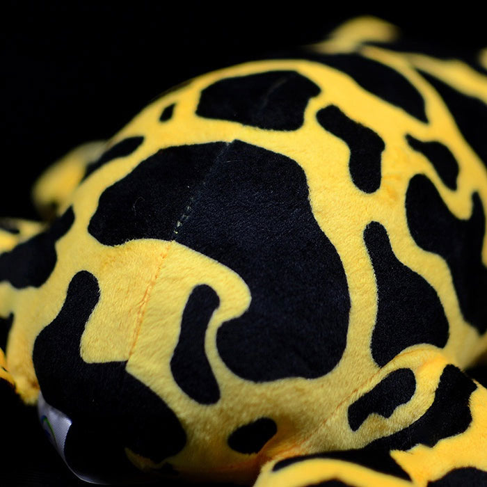 Cute yellow belt poison arrow frog doll simulation poison arrow Frog Plush Toy simulation animal model