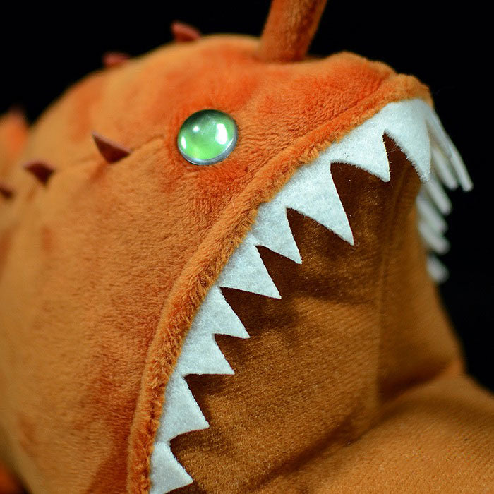 Cute Fish doll simulation lantern fish doll deep sea  Marine plush toy gift