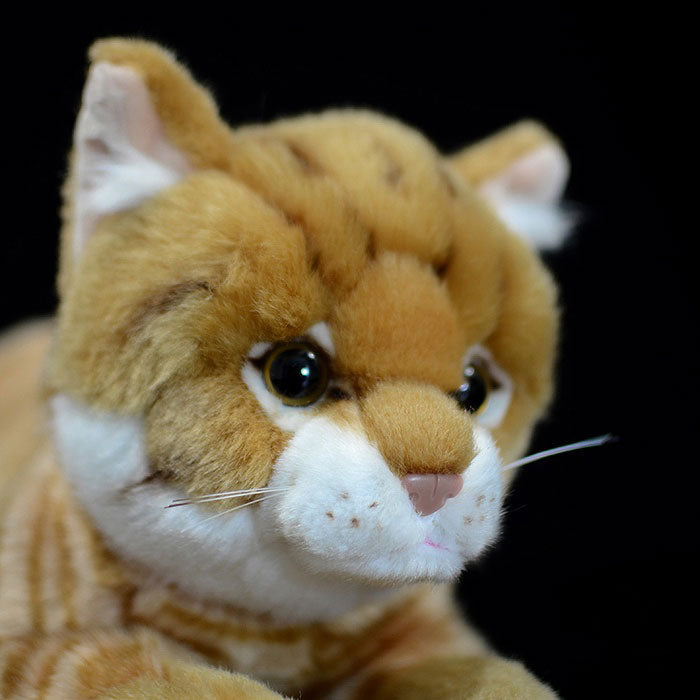 Japanese crouching cute tiger cat doll simulation doll