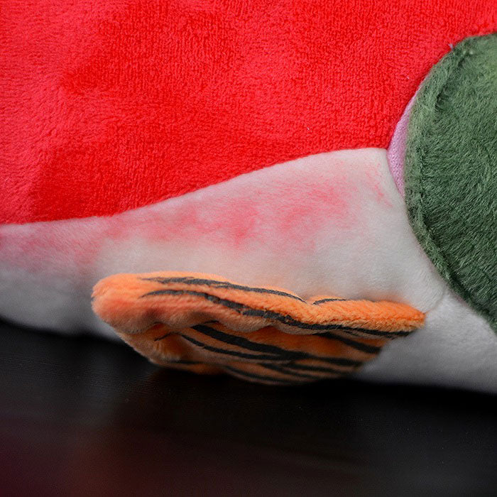 Cute red salmon doll red salmon plush toy simulated animal plush toy 39cm