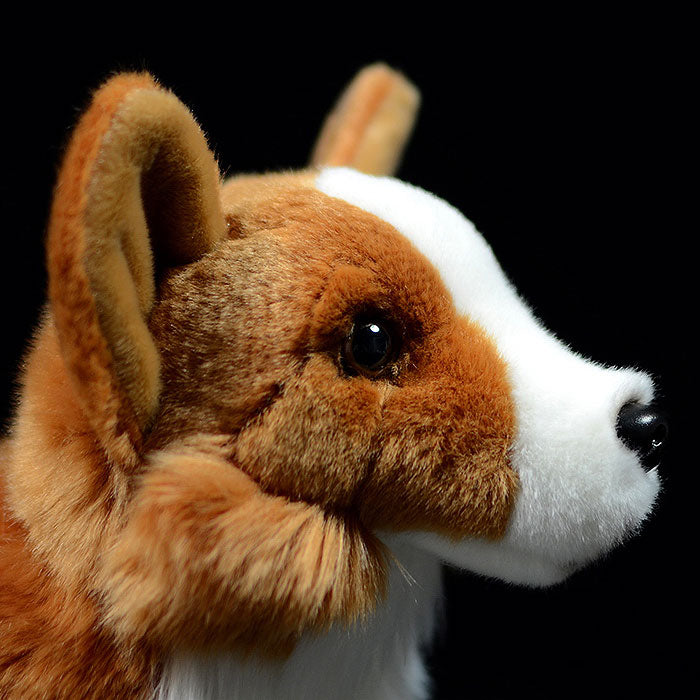 POPOTATO Squatting cocky dog imitation Welsh cocky dog doll super cute dog Doll Plush Toy Gift