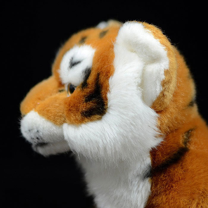 Simulation yellow tiger doll Bengal tiger doll plush toy simulation animal model