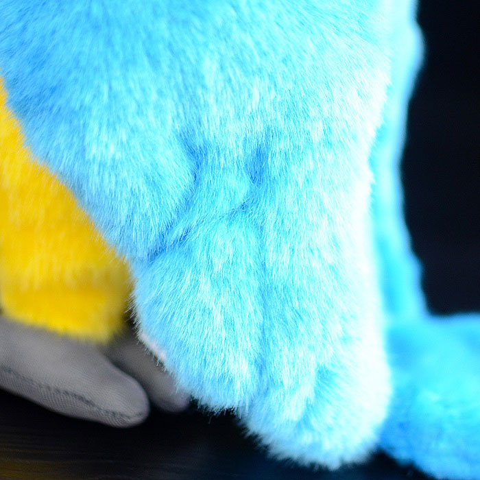 Cute macaw doll simulation colored macaw plush toy plush simulation animal 28CM