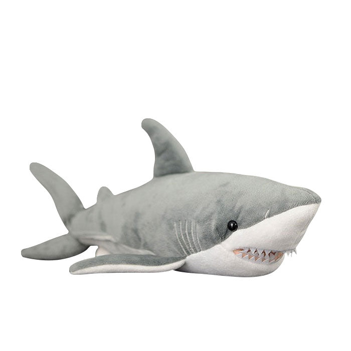 Special cute great white shark doll simulation shark plush toy simulation animal plush toy 40CM