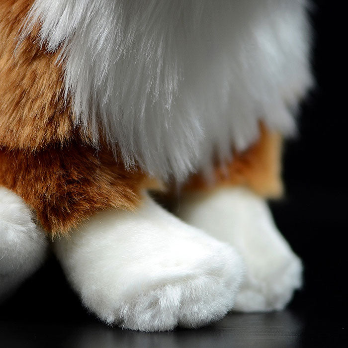 POPOTATO Squatting cocky dog imitation Welsh cocky dog doll super cute dog Doll Plush Toy Gift