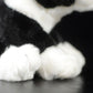 Tail list export New Zealand small black bulldog simulation dog simulation animal plush toys