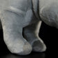 Simulated standing big white rhinoceros plush toy white doll lovely doll animal model gift