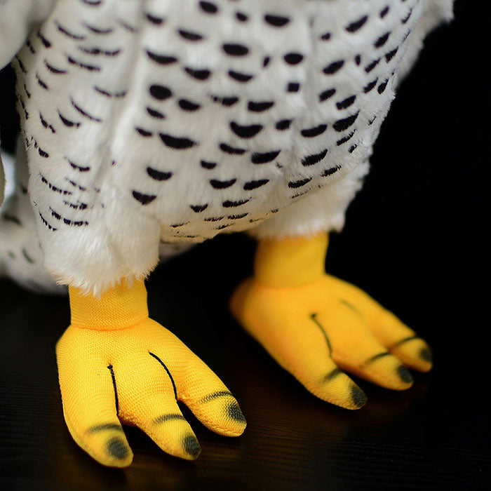 Super cute plush toy white falcon doll cute simulation Haidong green doll plush toy model gift