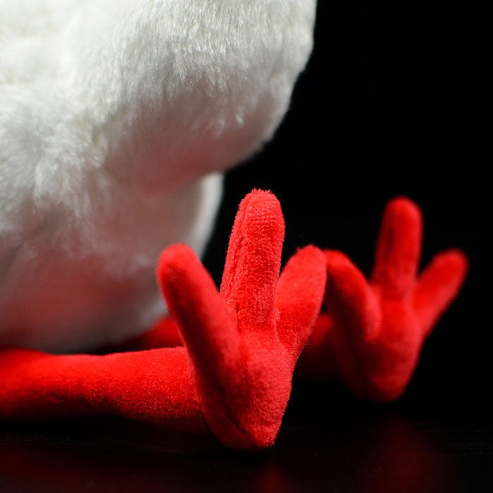 Super cute Crested Ibis plush toy doll cute simulation Chinese Crested Ibis doll plush toy model gift