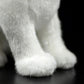 Imitation kitten plush toy doll lovely mandarin duck eye white kitten doll model gift