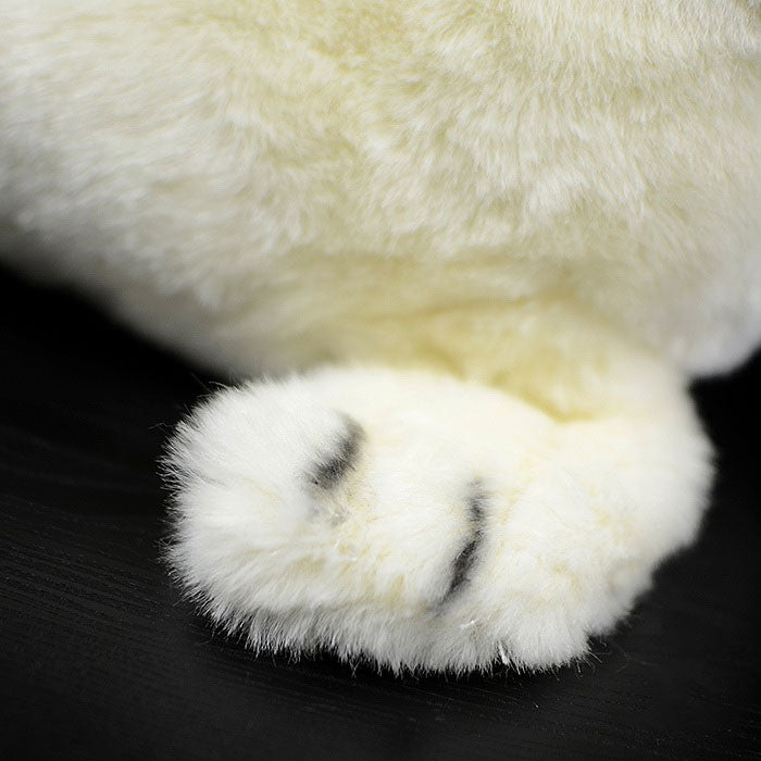 Cute Greenland white seal doll simulation white seal plush model simulation marine animal plush toy