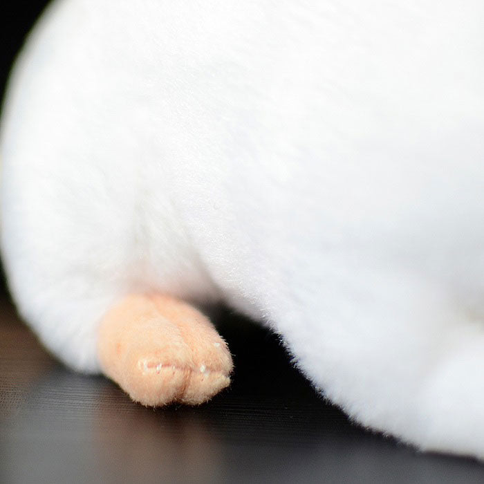 Super soft white mouse mouse plush toy mouse doll simulation animal plush toy 17CM