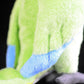 Cute macaw doll trumpet simulation green parrot toy simulation animal plush toy 16CM