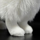 Simulation dog doll cute Samoyed doll simulation animal Samoyed dog plush toy model