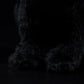 Simulation black cat doll cute short-haired cat doll Chinese garden cat plush toy simulation animal
