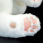 Simulation posture tiger plush toy white tiger doll cute white tiger doll simulation animal model gift