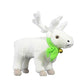SKIDPUMP Christmas White reindeer doll simulated white Reindeer Plush Toy simulated wild animal plush toy 24CM