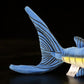 Cute blue marlin doll simulation marlin plush toy simulation animal plush toy 40CM