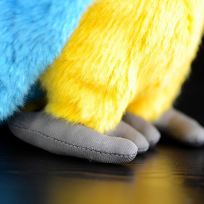 Cute macaw doll simulation colored macaw plush toy plush simulation animal 28CM