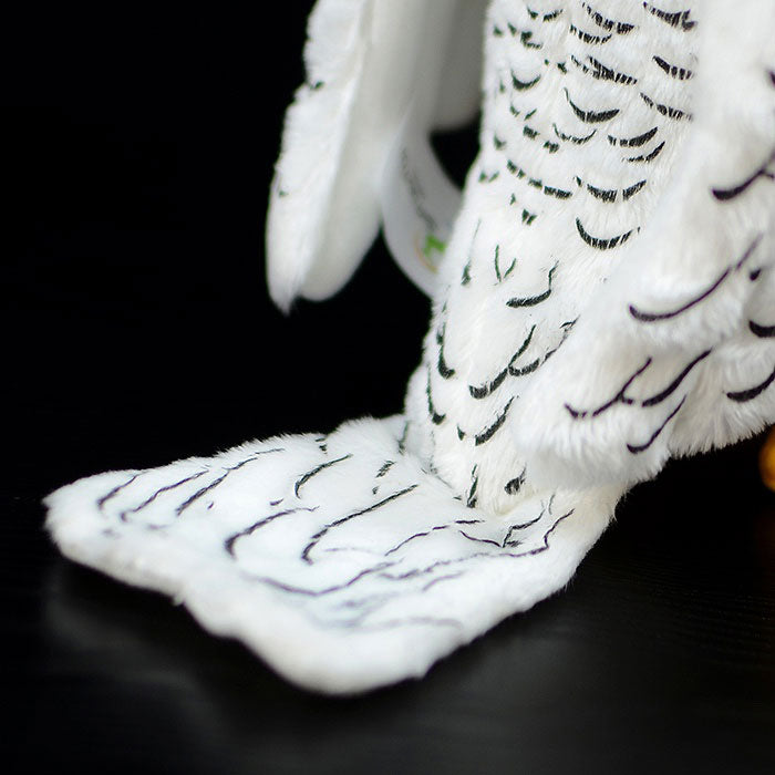 Super cute plush toy white falcon doll cute simulation Haidong green doll plush toy model gift