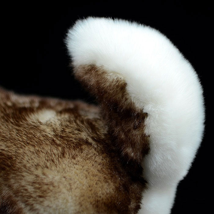 Cute brown husky dog doll simulation animal plush toy model gift
