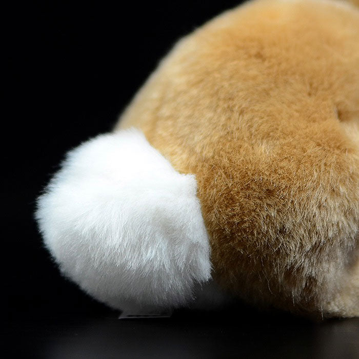 Yellow cute Dutch rabbit plush toy doll simulation little rabbit doll simulation animal model gift