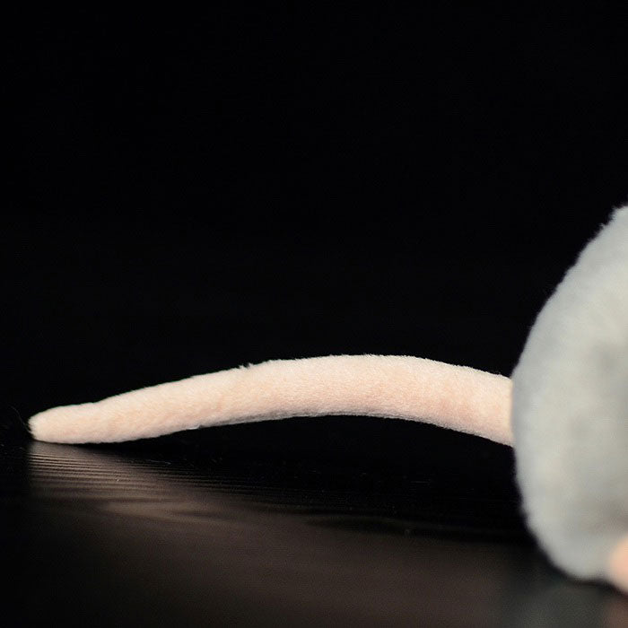 Super soft gray mouse mouse plush toy mouse doll simulation animal plush toy 17CM