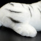 Simulation posture tiger plush toy white tiger doll cute white tiger doll simulation animal model gift