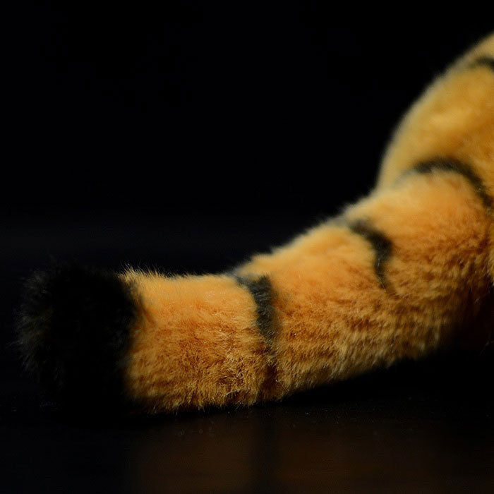 Simulation yellow tiger doll Bengal tiger doll plush toy simulation animal model