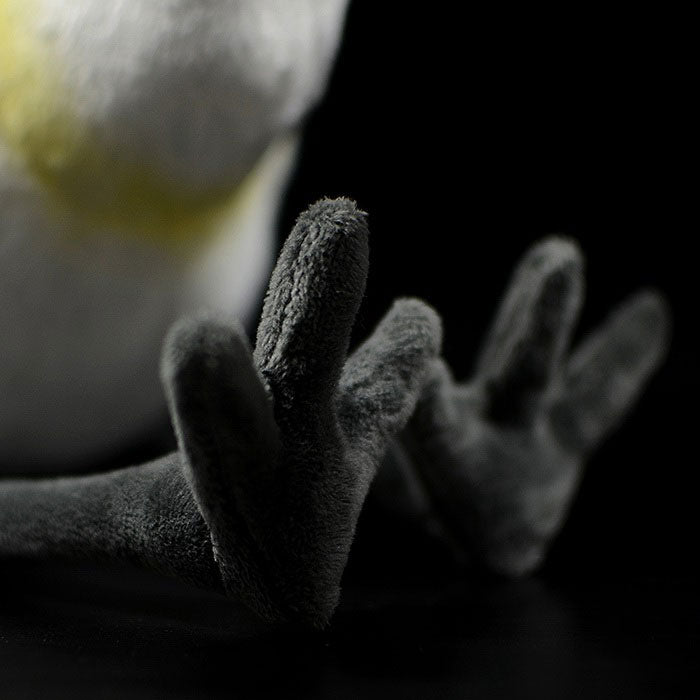 Super cute spoonbill plush toy doll lovely simulation black faced Spoonbill doll plush toy model gift