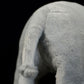 Simulated standing big white rhinoceros plush toy white doll lovely doll animal model gift